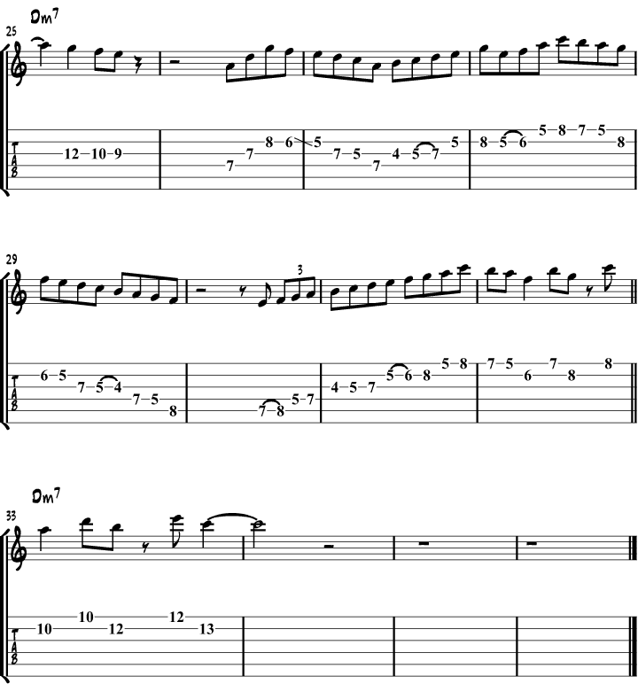 So What guitar solo page 3