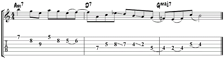 John Scofield lick 2