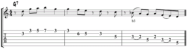 Lee Ritenour lick 5