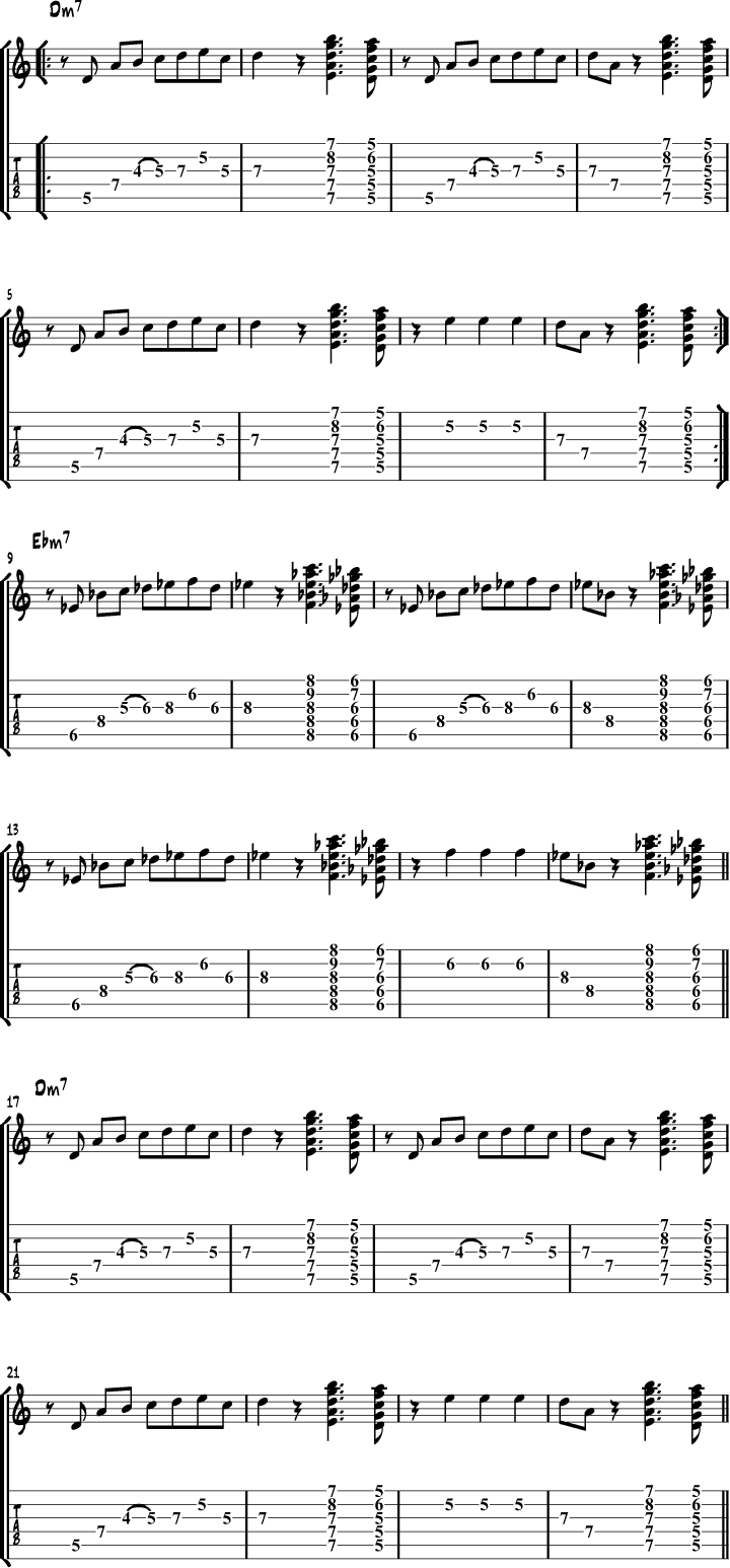 Miles Davis For Guitar So What Autumn Leaves Licks