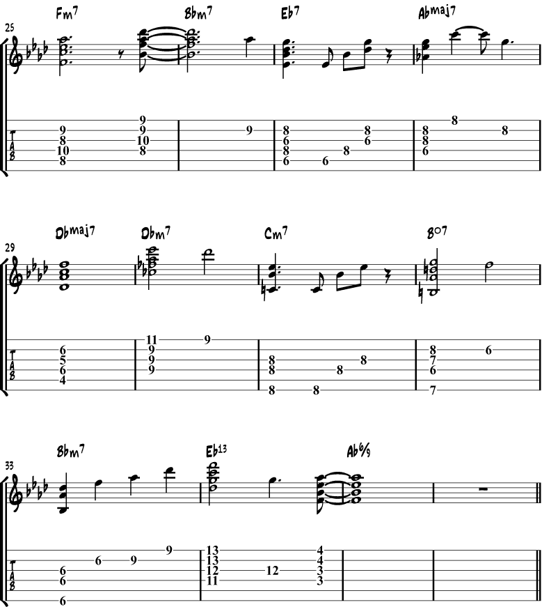 All The Things You Are - Chord Melody 3