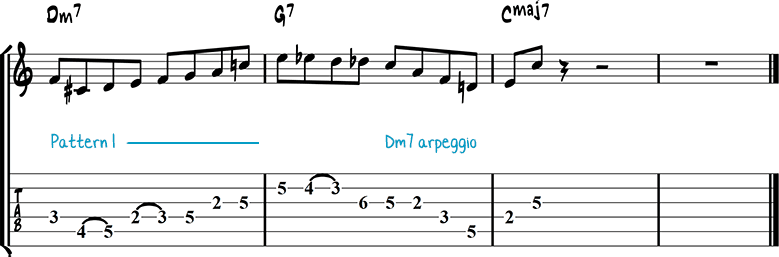 Jazz guitar lick 10