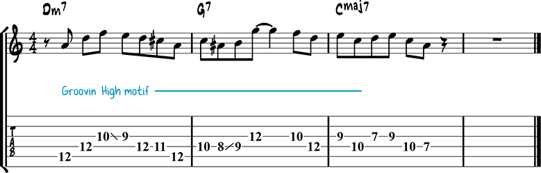 Jazz guitar lick 15