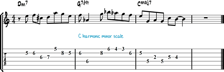 Jazz guitar lick 17