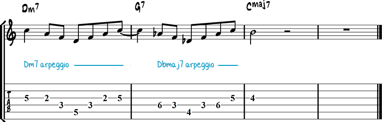 Jazz guitar lick 3