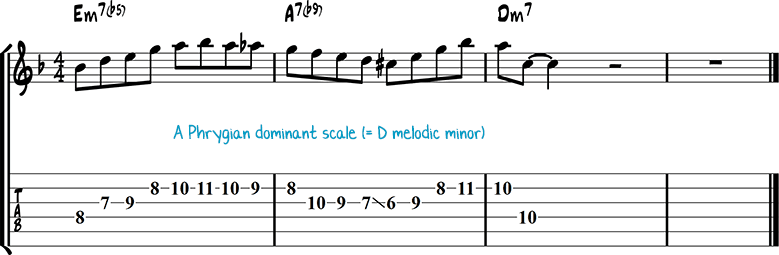 Jazz guitar lick 31