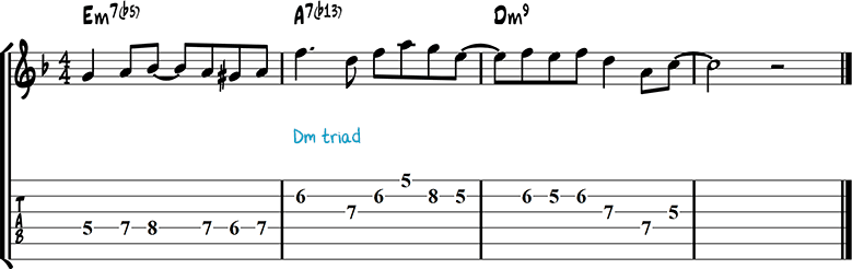 Jazz guitar lick 32