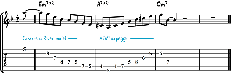 Jazz guitar lick 33