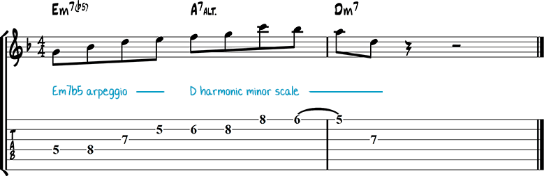 Jazz guitar lick 36