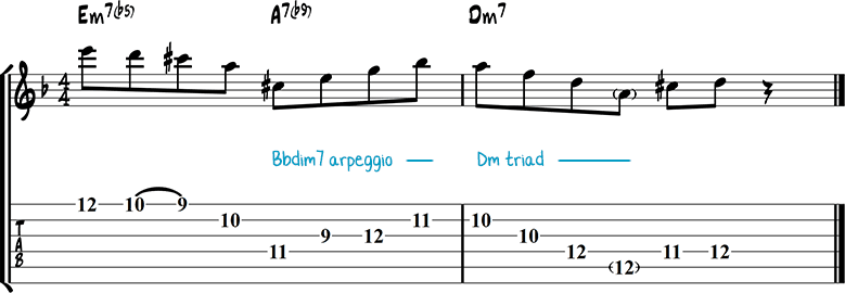 Jazz guitar lick 40