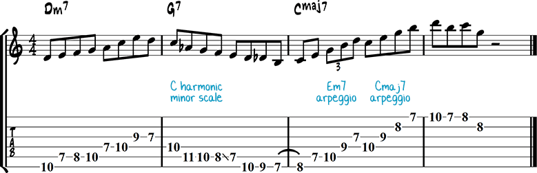 Jazz guitar lick 6