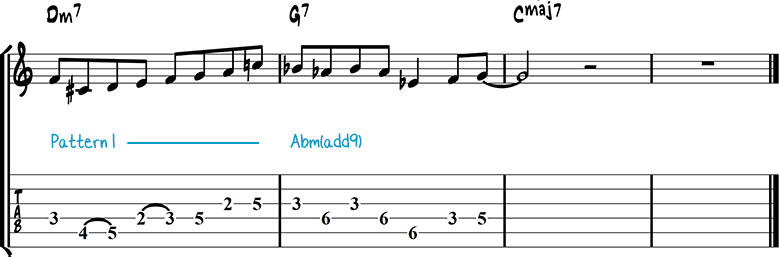 Jazz guitar lick 9