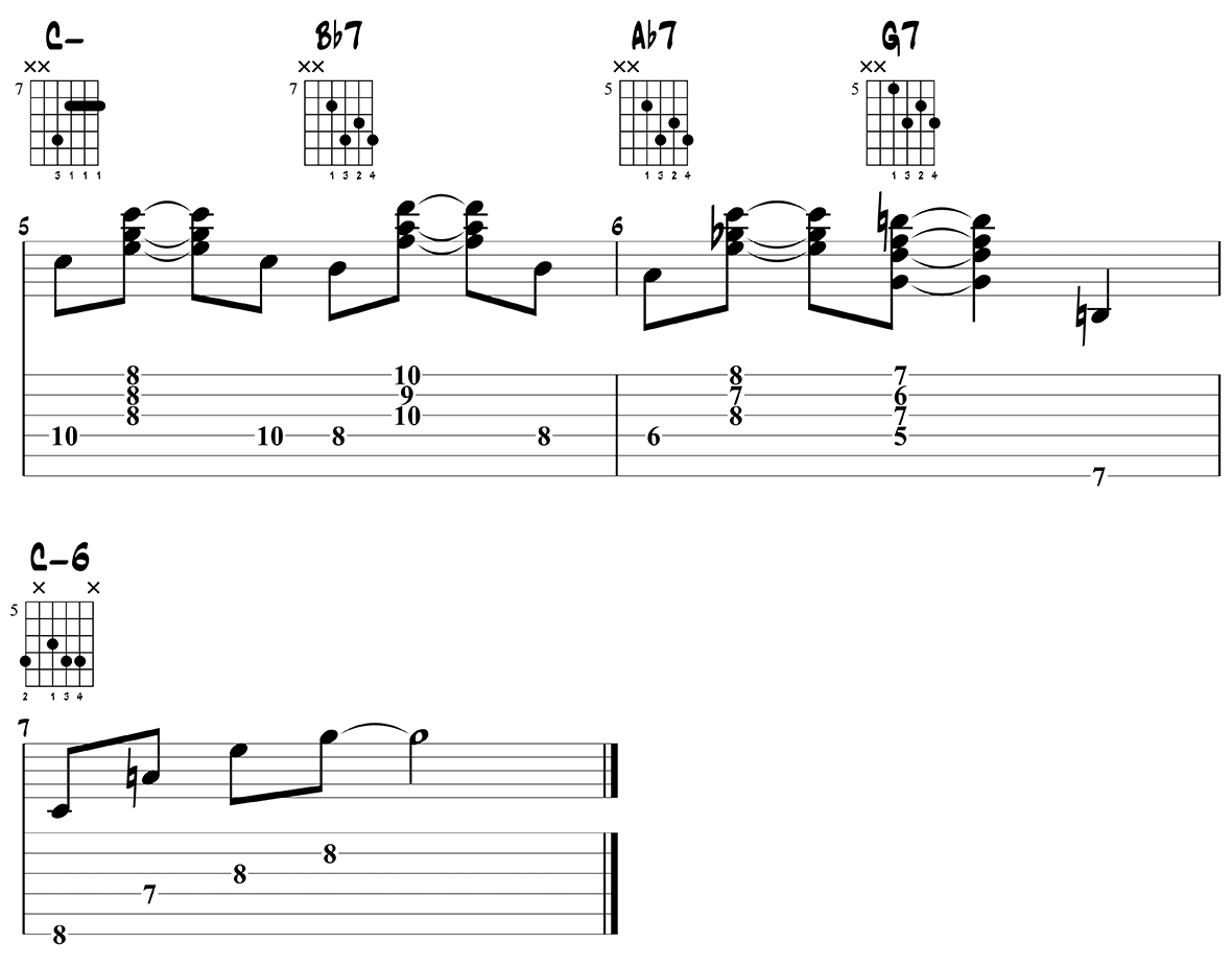 Jazz Chord Progression 10 - The Andalusian Cadence page 2