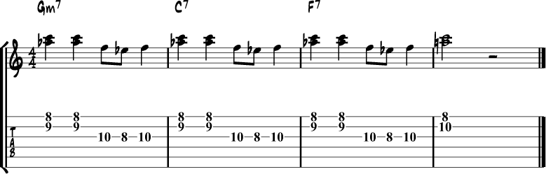 Minor Blues Scale Lick 4