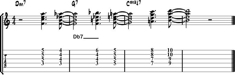 Tritone chord substitution 2