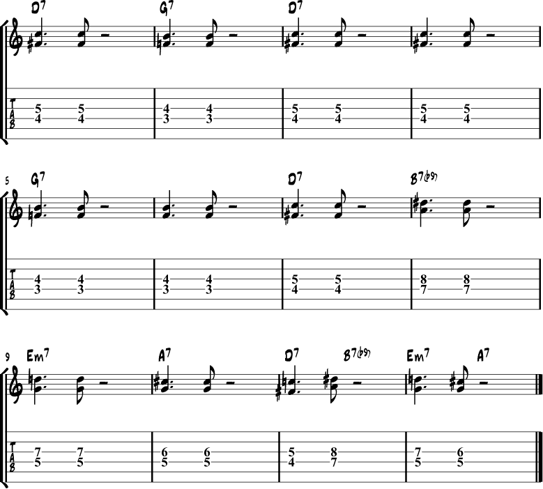 Tritone Chord Chart