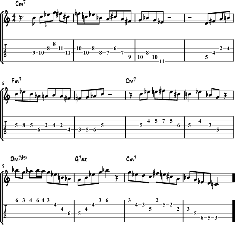 Tritone side stepping solo