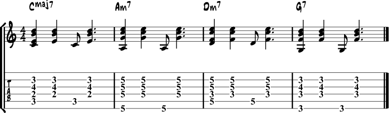 Bossa nova rhythm 1