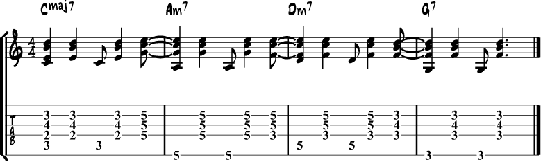 Bossa nova rhythm 2