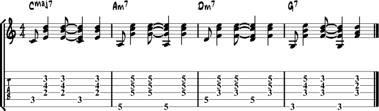 Bossa nova rhythm 3