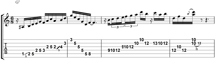 All Blues lick 1