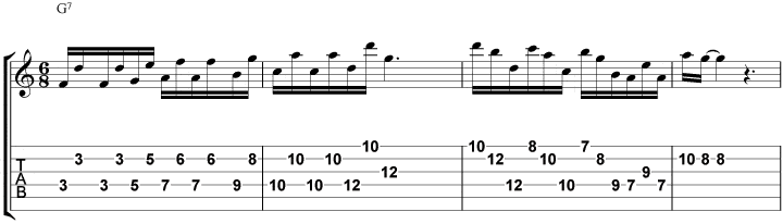 All Blues lick 2