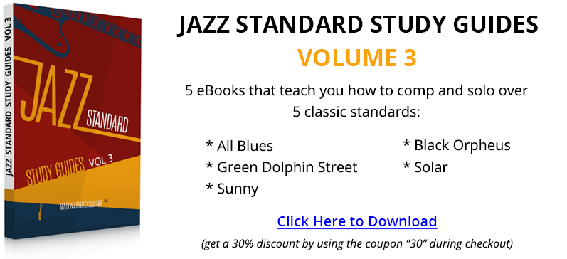 Jazz Standard Study Guides Volume 3