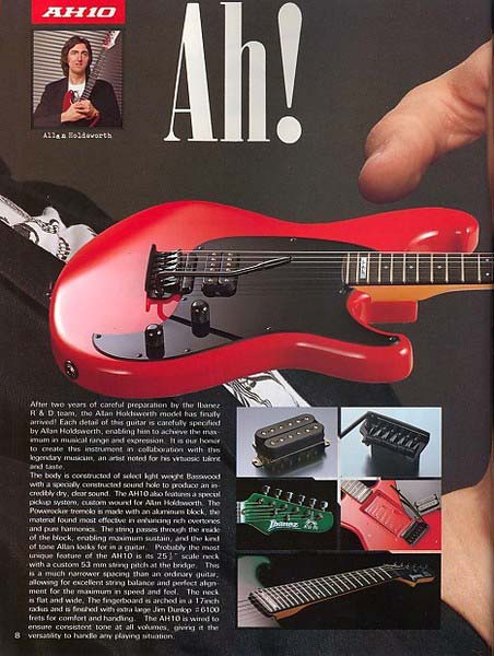 Allan Holdsworth Ibanez AH-10