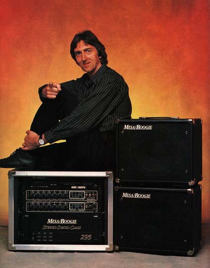 Allan Holdsworth and his Mesa Boogie amp