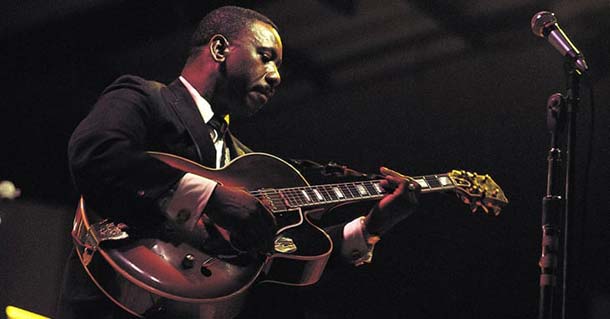 Wes Montgomery with his Gibson L-5 CES