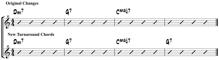 Guitar chord turnaround 1