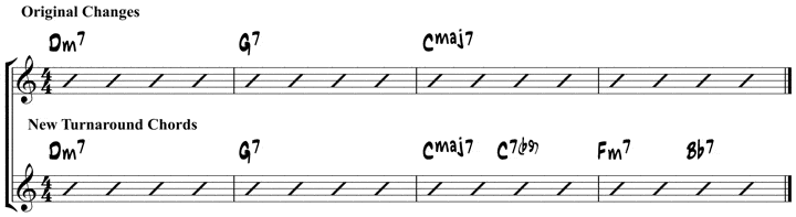 Guitar chord turnaround 15