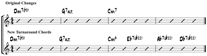 Guitar chord turnaround 22