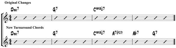 Guitar chord turnaround 7