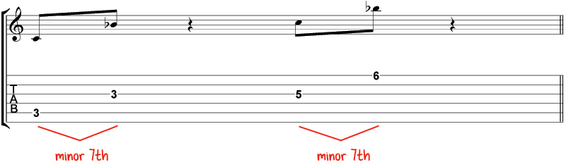 Minor seventh interval