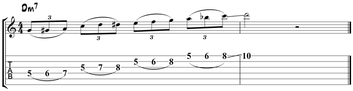 Pat Metheny lick 2