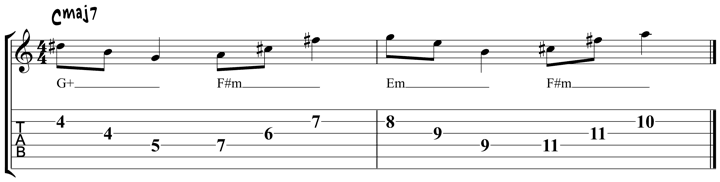 Pat Metheny lick 3