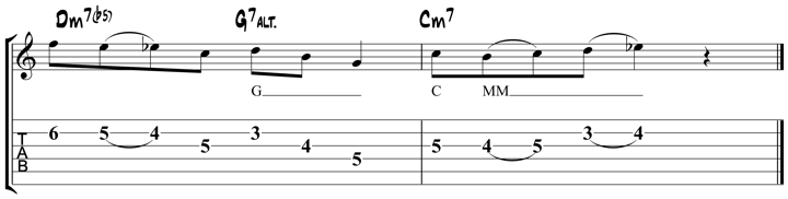 Pat Metheny lick 5