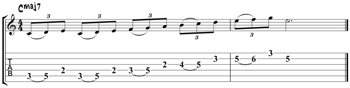 Pat Metheny lick 4