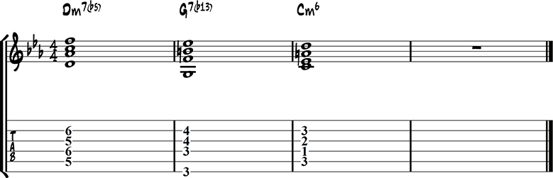 Jazz guitar ending 15