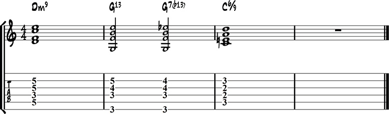 Jazz guitar ending 4
