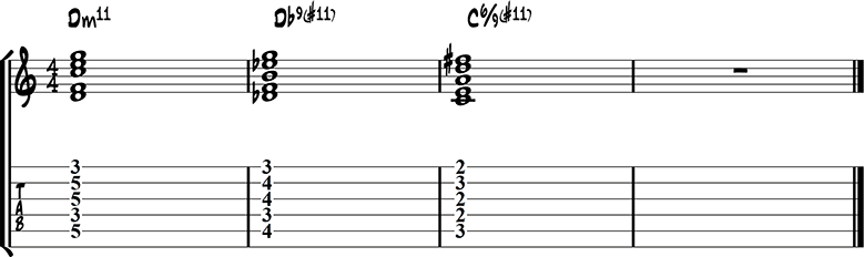 Jazz guitar ending 5