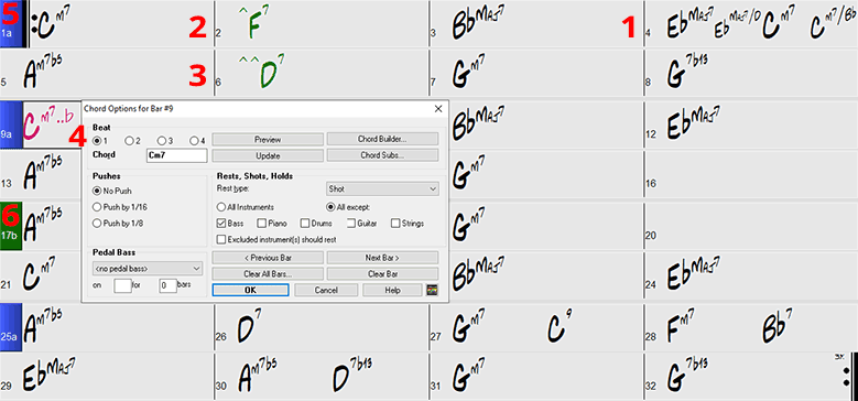 Band in a Box variations