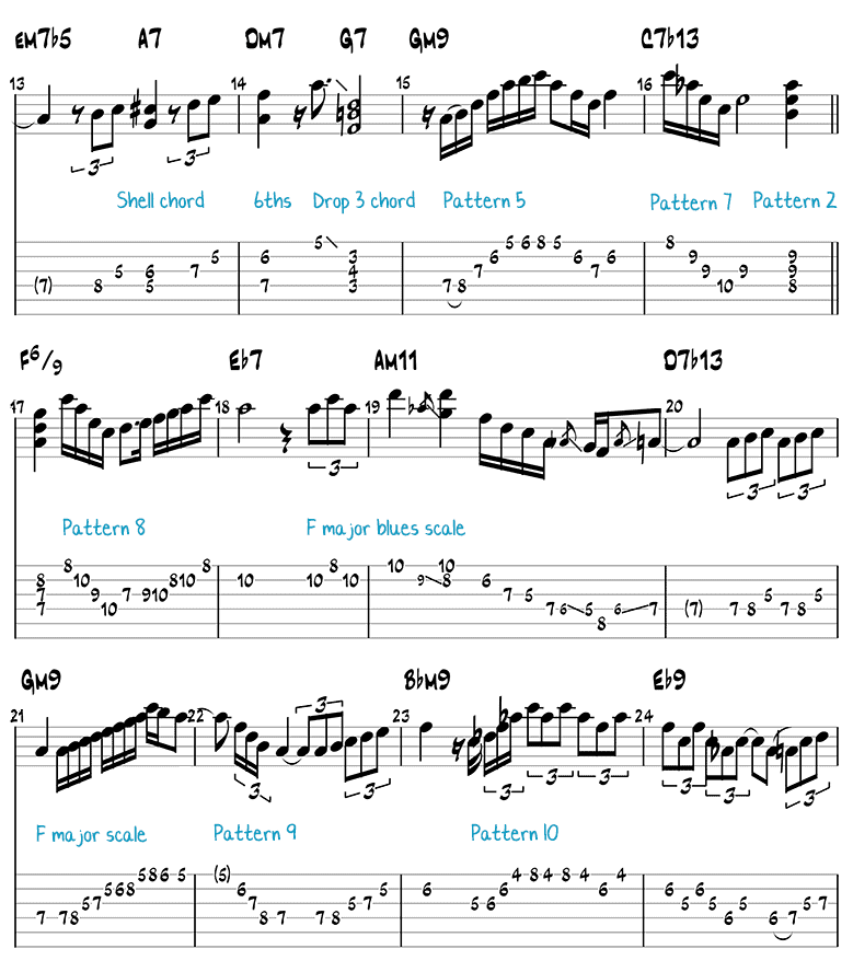 Days of Wine and Roses solo page 2