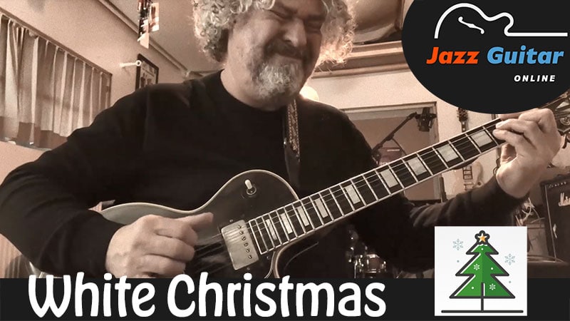White Christmas jazz guitar arrangement