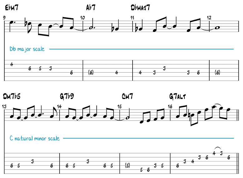 Blue Bossa Melody (Lead Sheet) Page 2