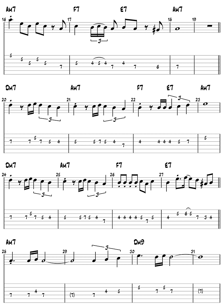 Besame Mucho Chords - Latin Jazz Guitar