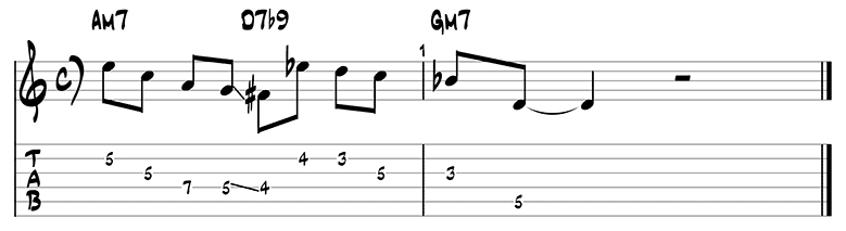 Jazz Guitar Pattern 5