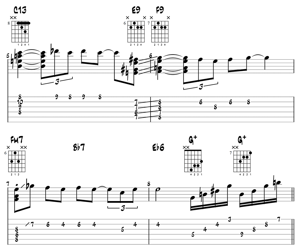 Cry Me a River Guitar Melody Page 2