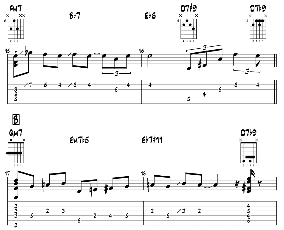 Cry Me a River Guitar Melody Page 4